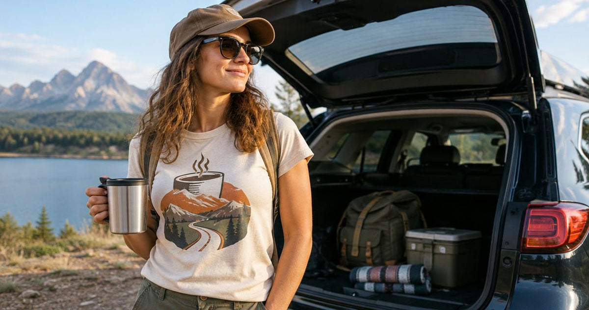 Best coffee t-shirts for road trips in 2026