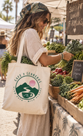 Love A Farm Tote Bag Natural